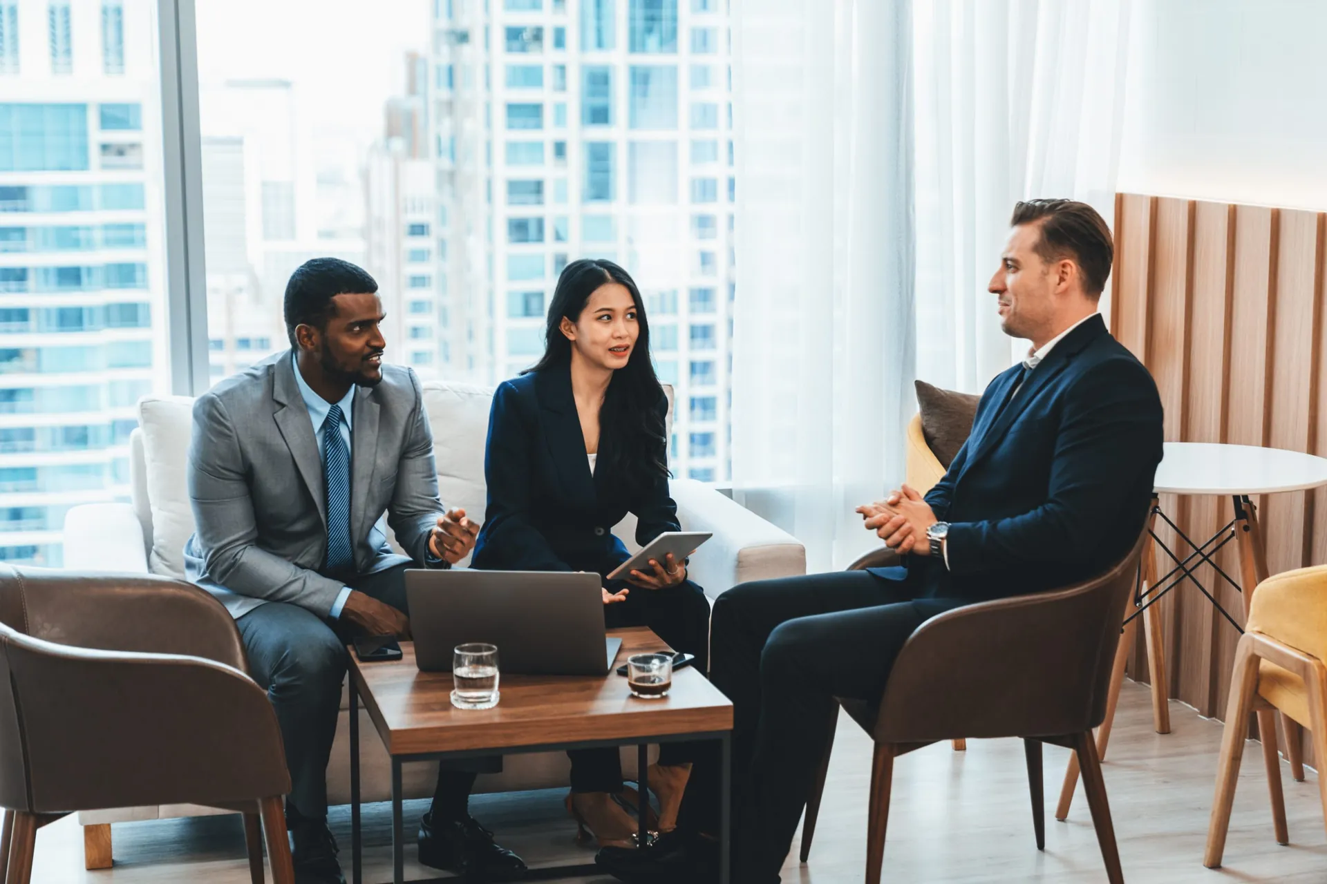 Owner meeting with a business broker