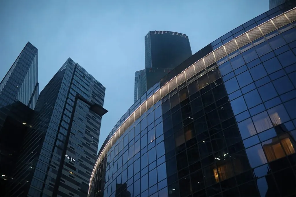 Corporate office towers