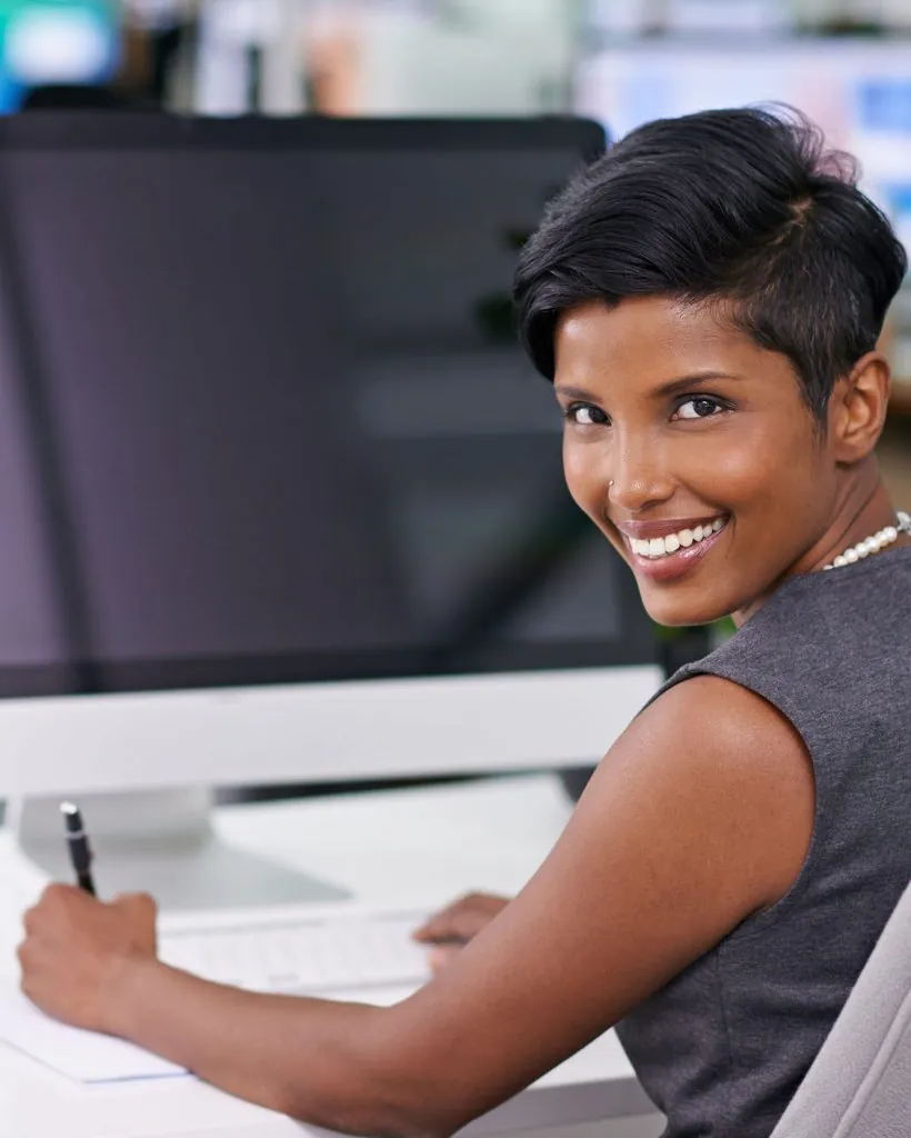 Business owner in her workplace